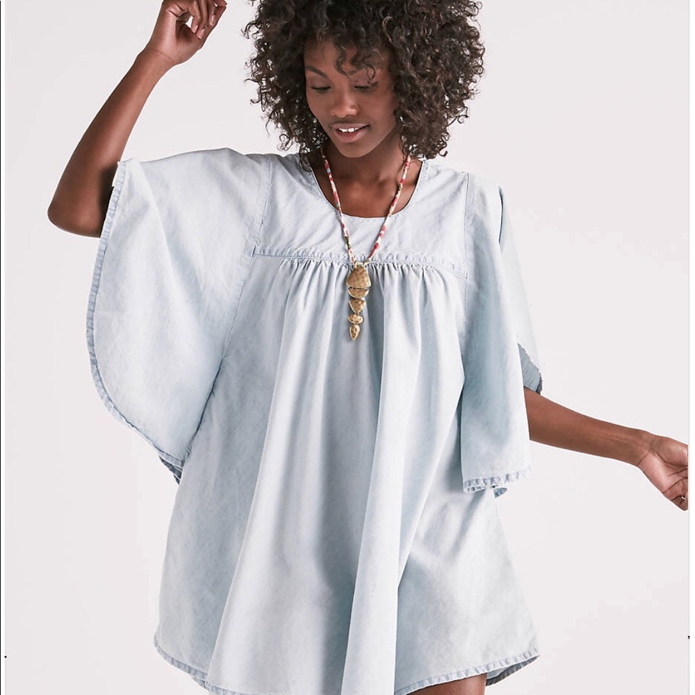 Lucky Brand Chambray Dress